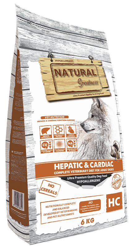 Hepatic & Cardiac - Dieta Veterinaria para Perros Adultos, Todas las Razas