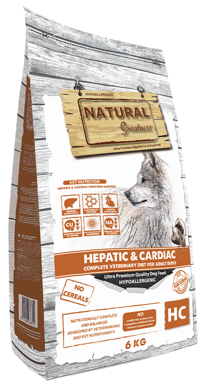 Hepatic & Cardiac - Dieta Veterinaria para Perros Adultos, Todas las Razas