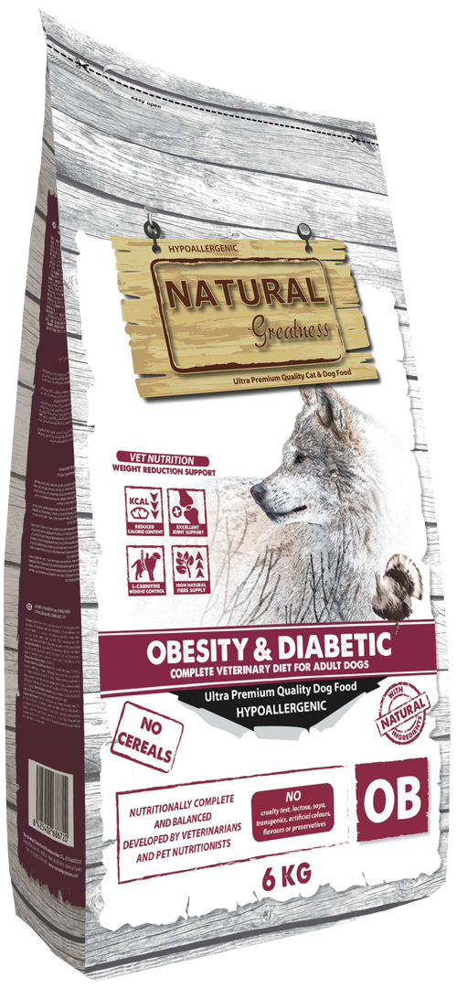 Obesity & Diabetic - Dieta Veterinaria para Perros Adultos, Todas las Razas