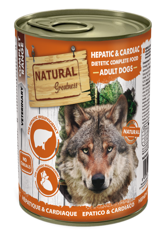 Hepatic & Cardiac Húmedo - Dieta Veterinaria para Perros Júnior y Adultos
