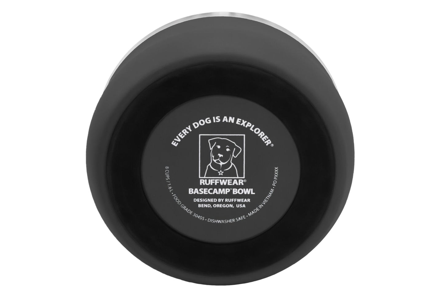 Comedero de Acero Inoxidable para Perros Ruffwear Basecamp 1,6L