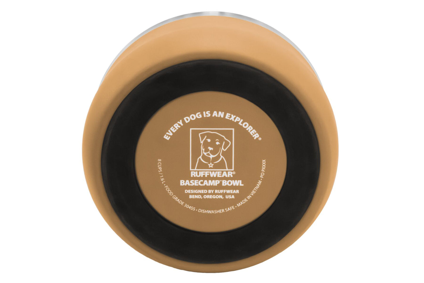 Comedero de Acero Inoxidable para Perros Ruffwear Basecamp 1,6L