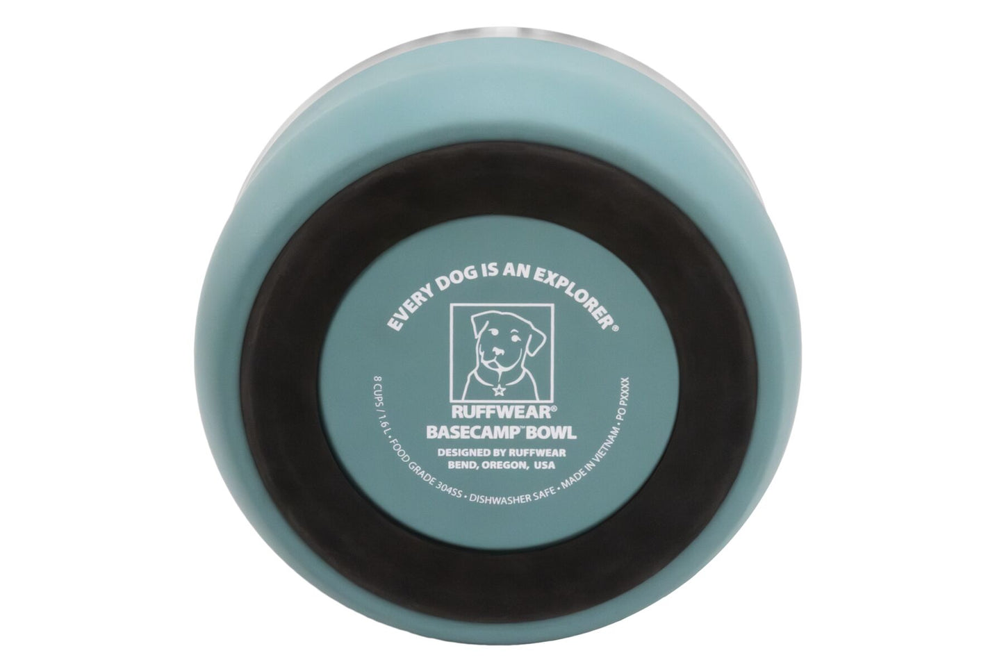 Comedero de Acero Inoxidable para Perros Ruffwear Basecamp 1,6L