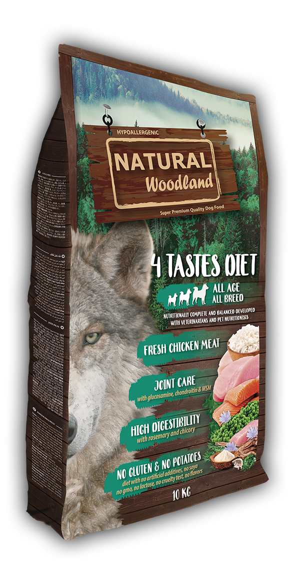 Natural Woodland - 4 Tastes Diet - All Age, All Breed