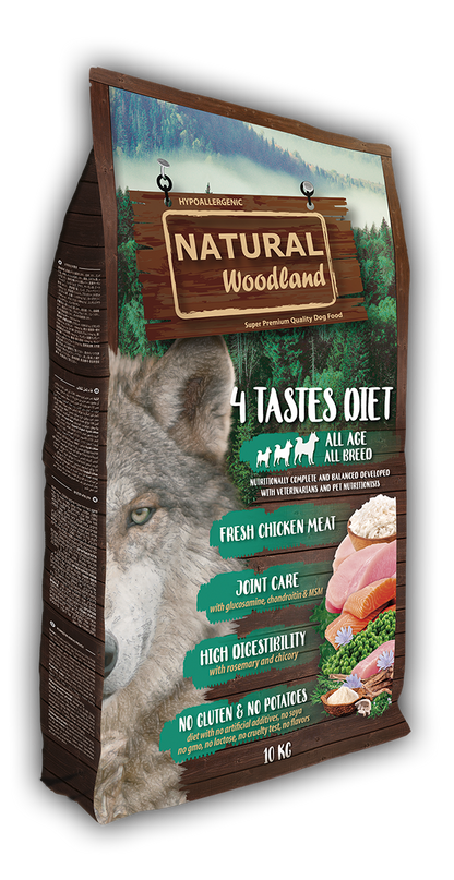 Natural Woodland - 4 Tastes Diet - All Age, All Breed
