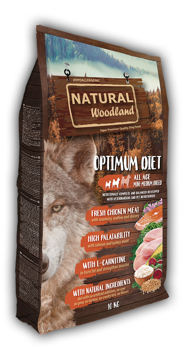 Natural Woodland - Optimum Diet Mini & Medium Breed - All Age