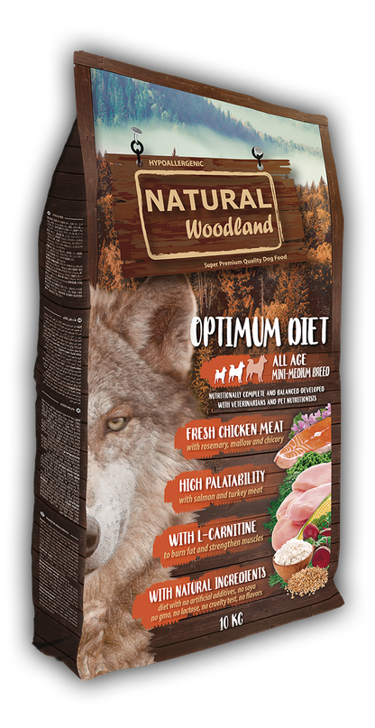 Natural Woodland - Optimum Diet Mini & Medium Breed - All Age