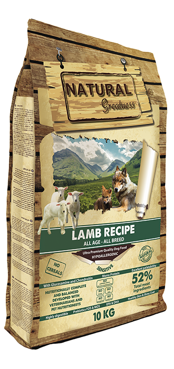 Natural Greatness Receta de Cordero Sensitive