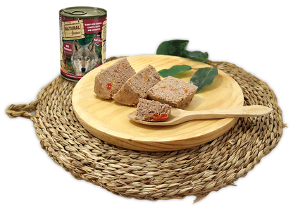 Conejo con Venado, Zanahorias, Aceitunas y Amaranto