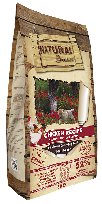 Natural Greatness Receta de Pollo Starter & Puppy